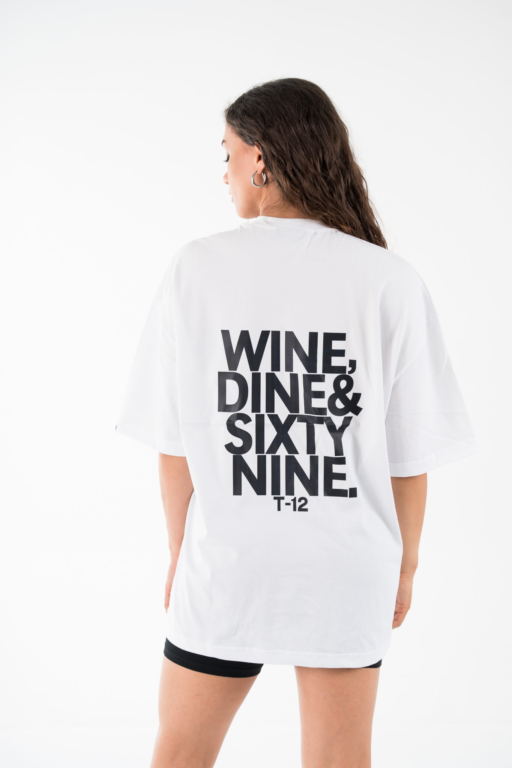Wine Dine 69 oversized tee Wine Dine 69 oversized tee