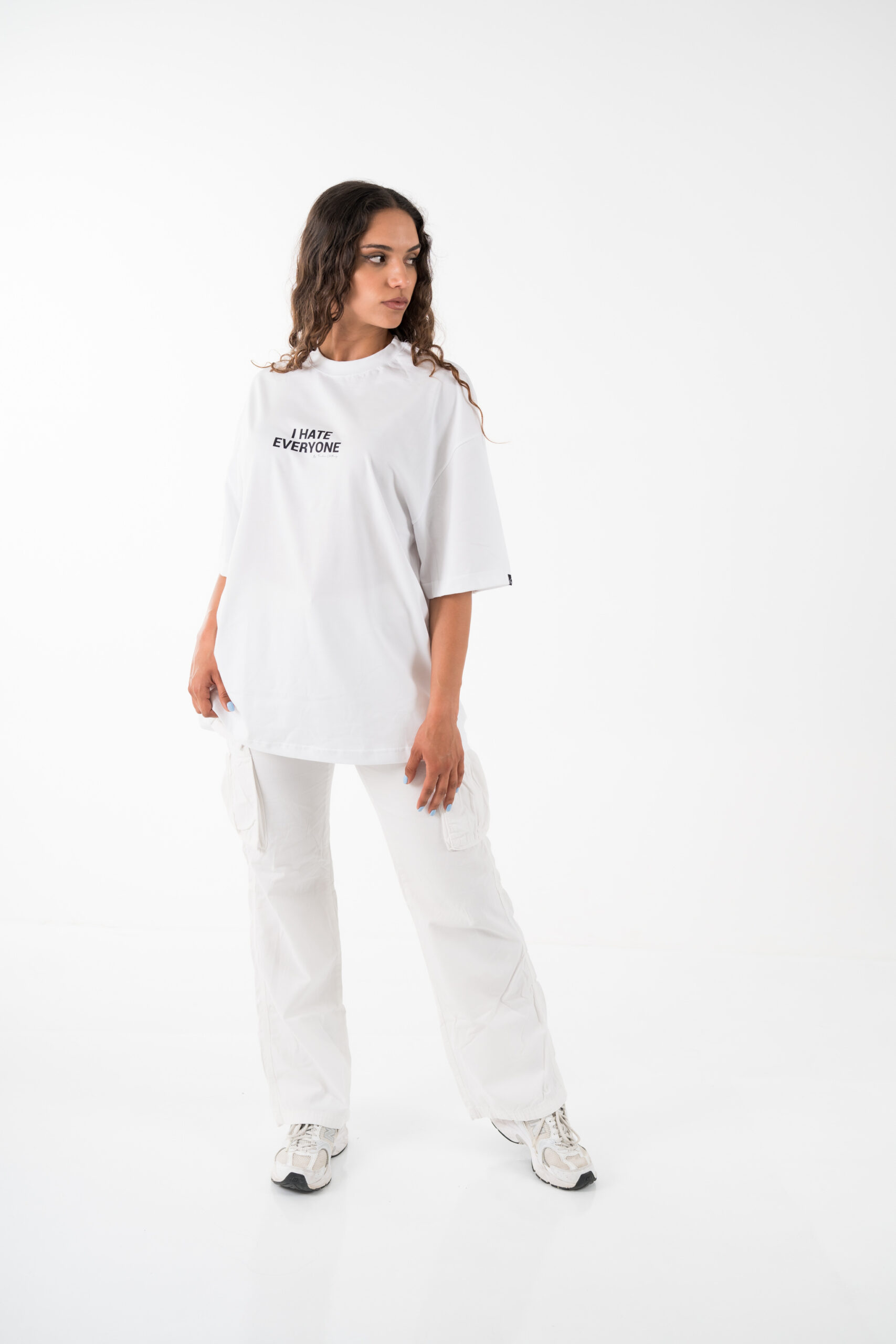 I hate everyone oversized tee