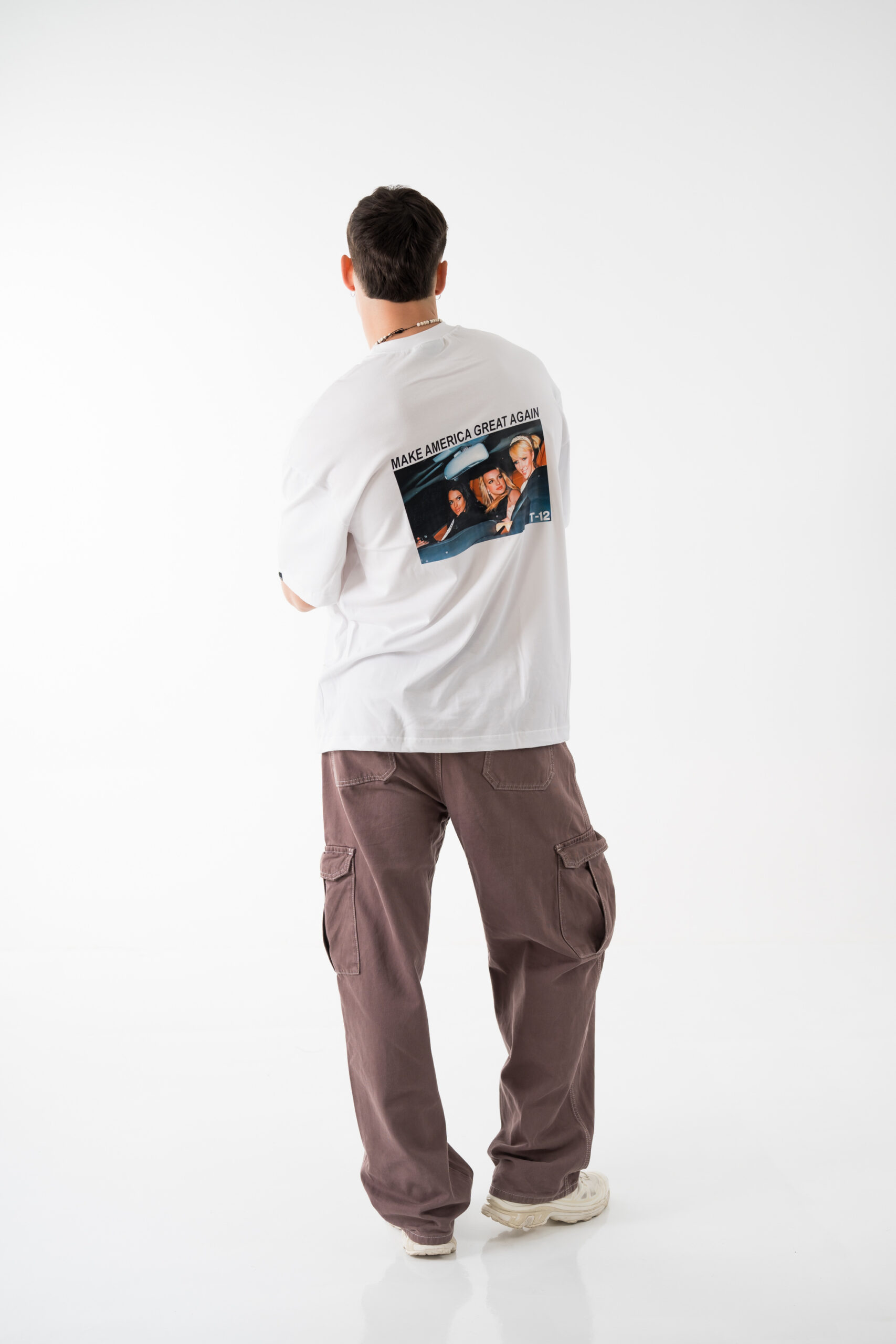 Make  America great again oversized tee
