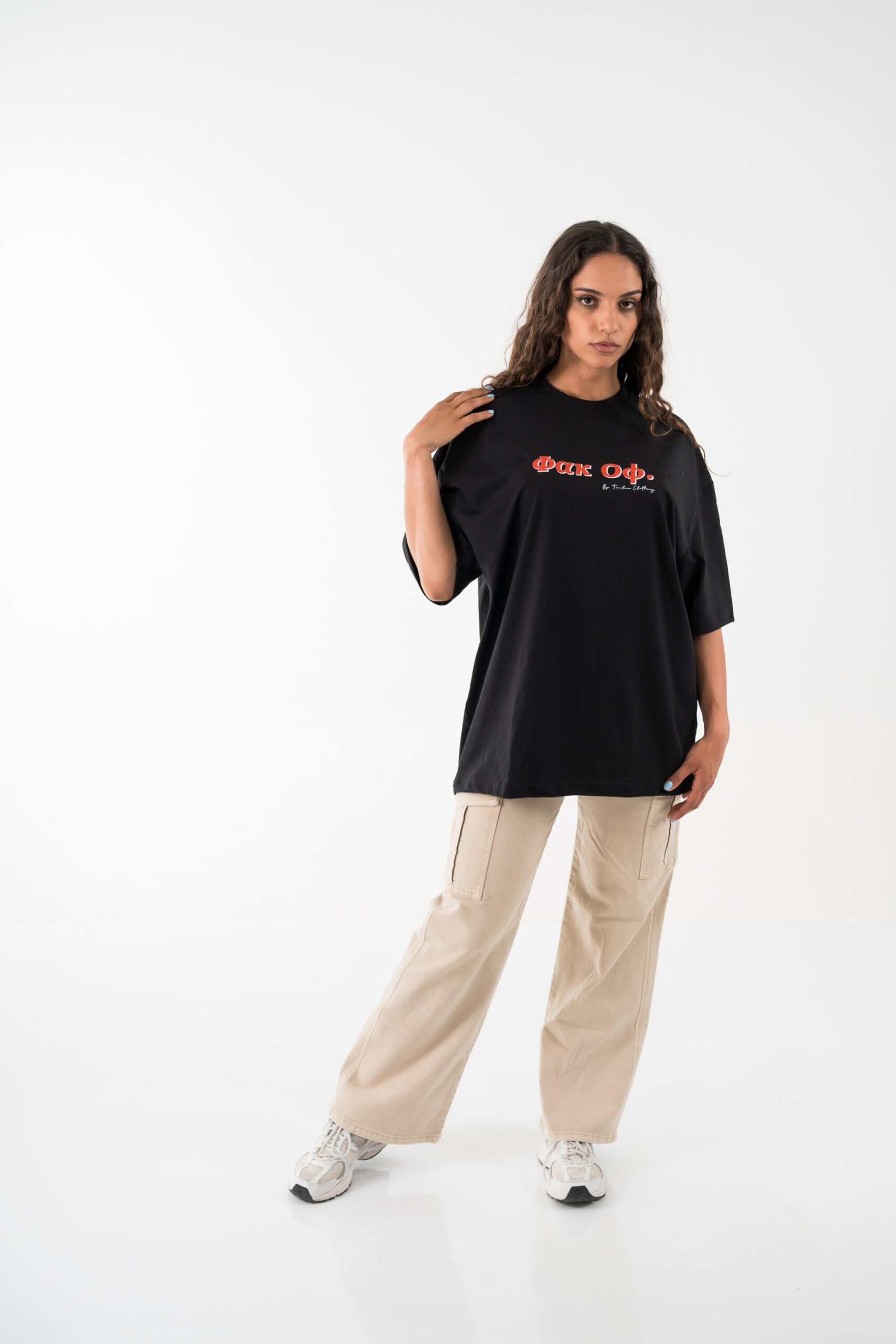ΦΑΚ ΟΦ oversized tee
