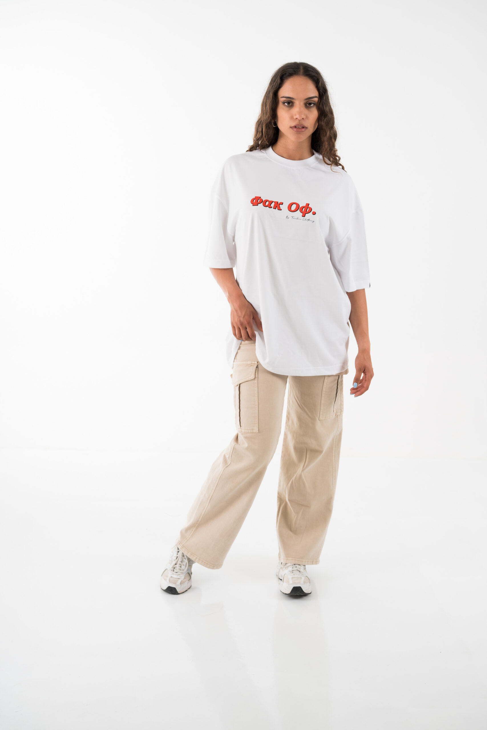 ΦΑΚ ΟΦ oversized tee