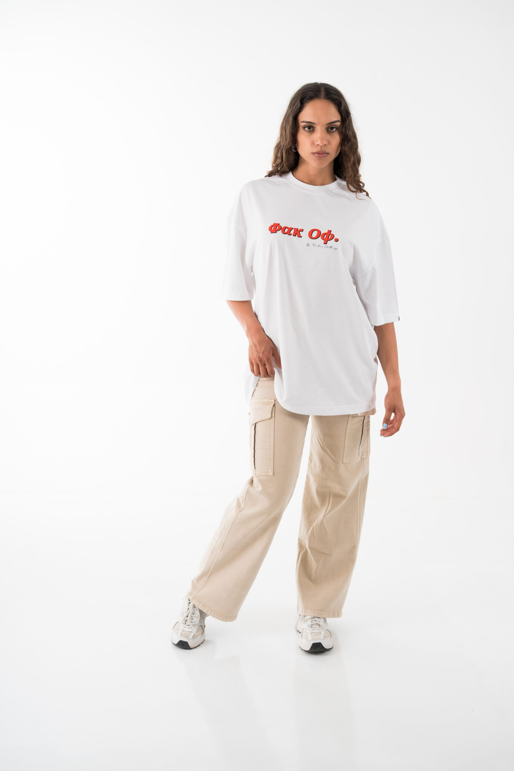 ΦΑΚ ΟΦ oversized tee