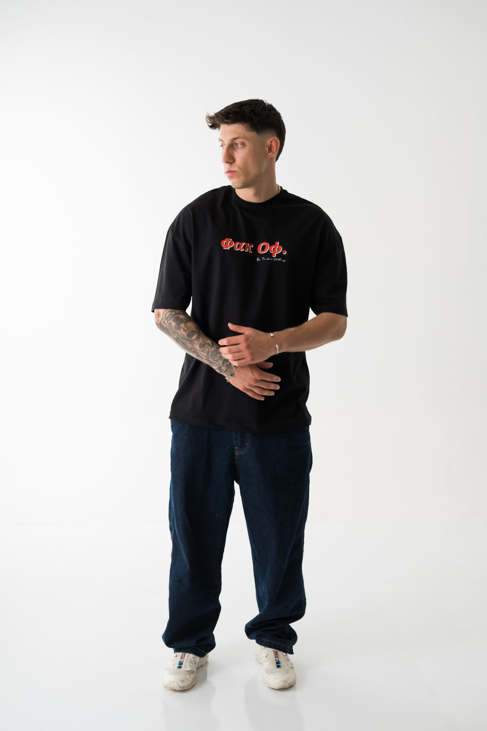 ΦΑΚ ΟΦ oversized tee