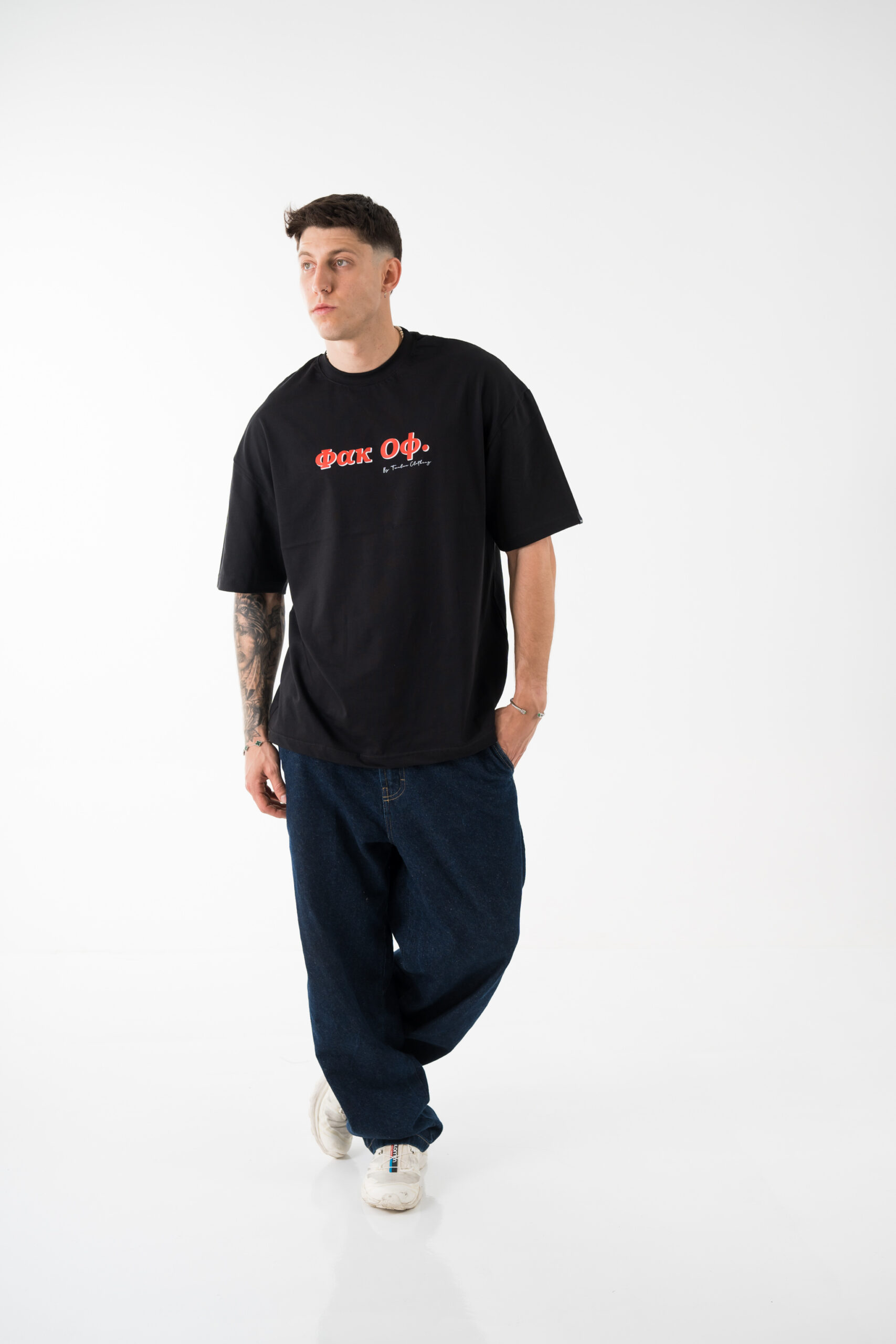 ΦΑΚ ΟΦ oversized tee
