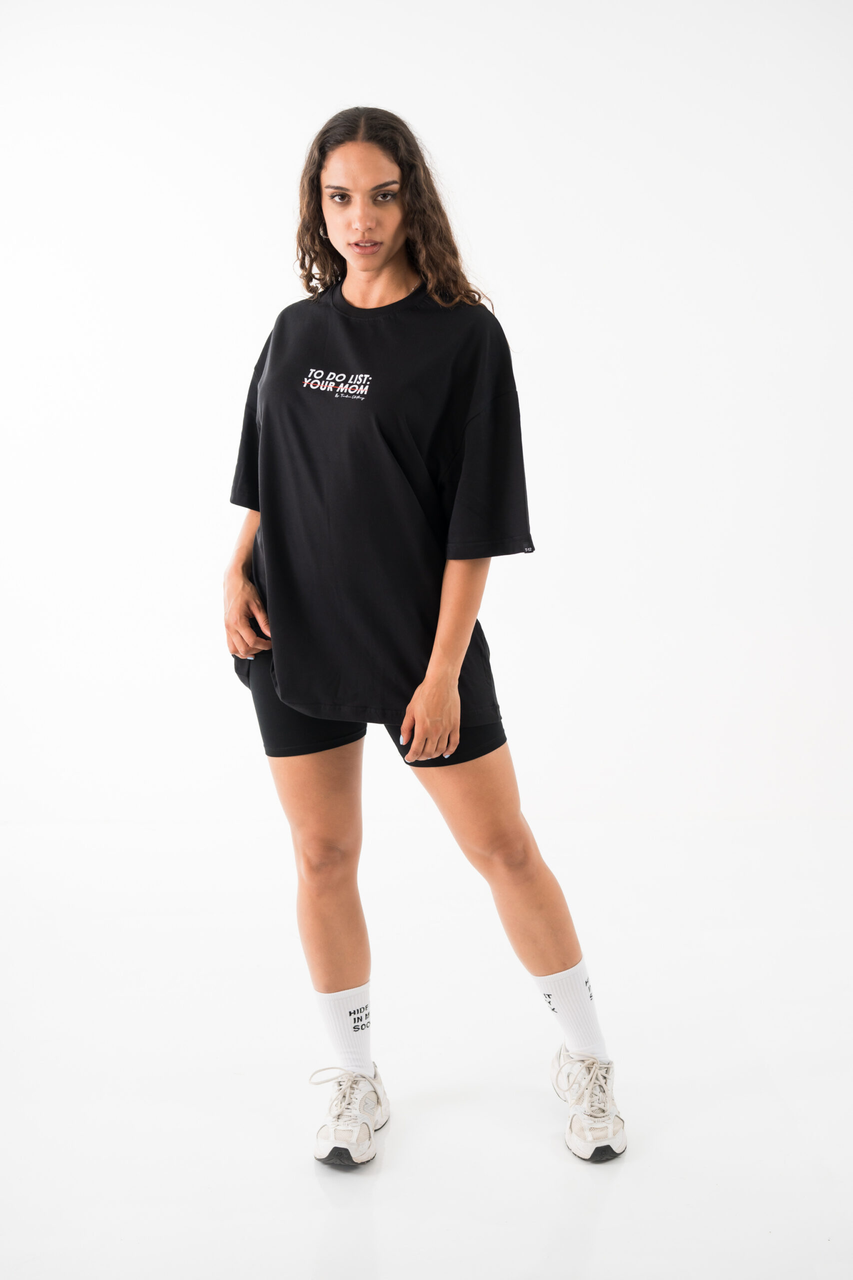To do list-your mom oversized tee To do list-your mom oversized tee