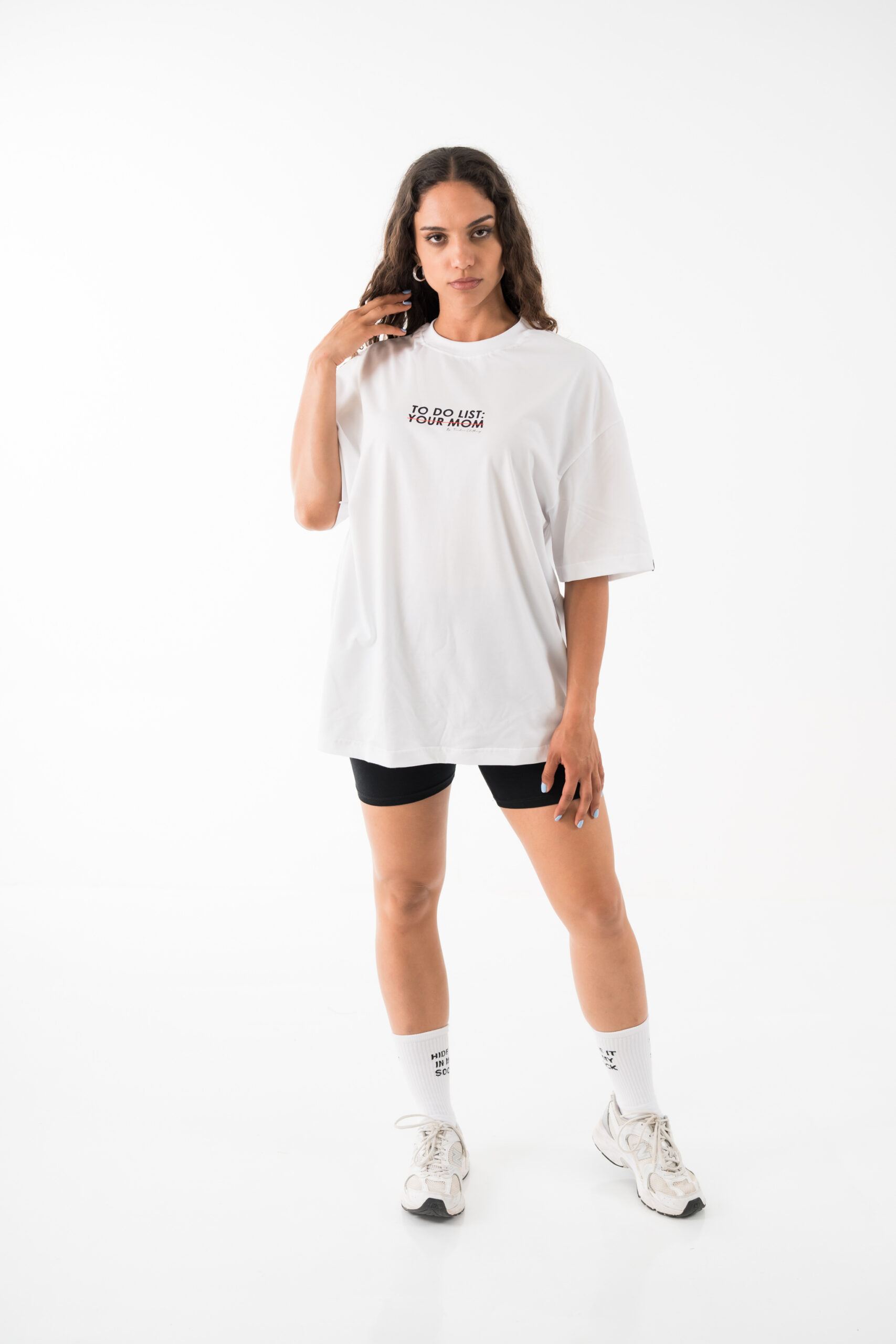To do list-your mom oversized tee To do list-your mom oversized tee
