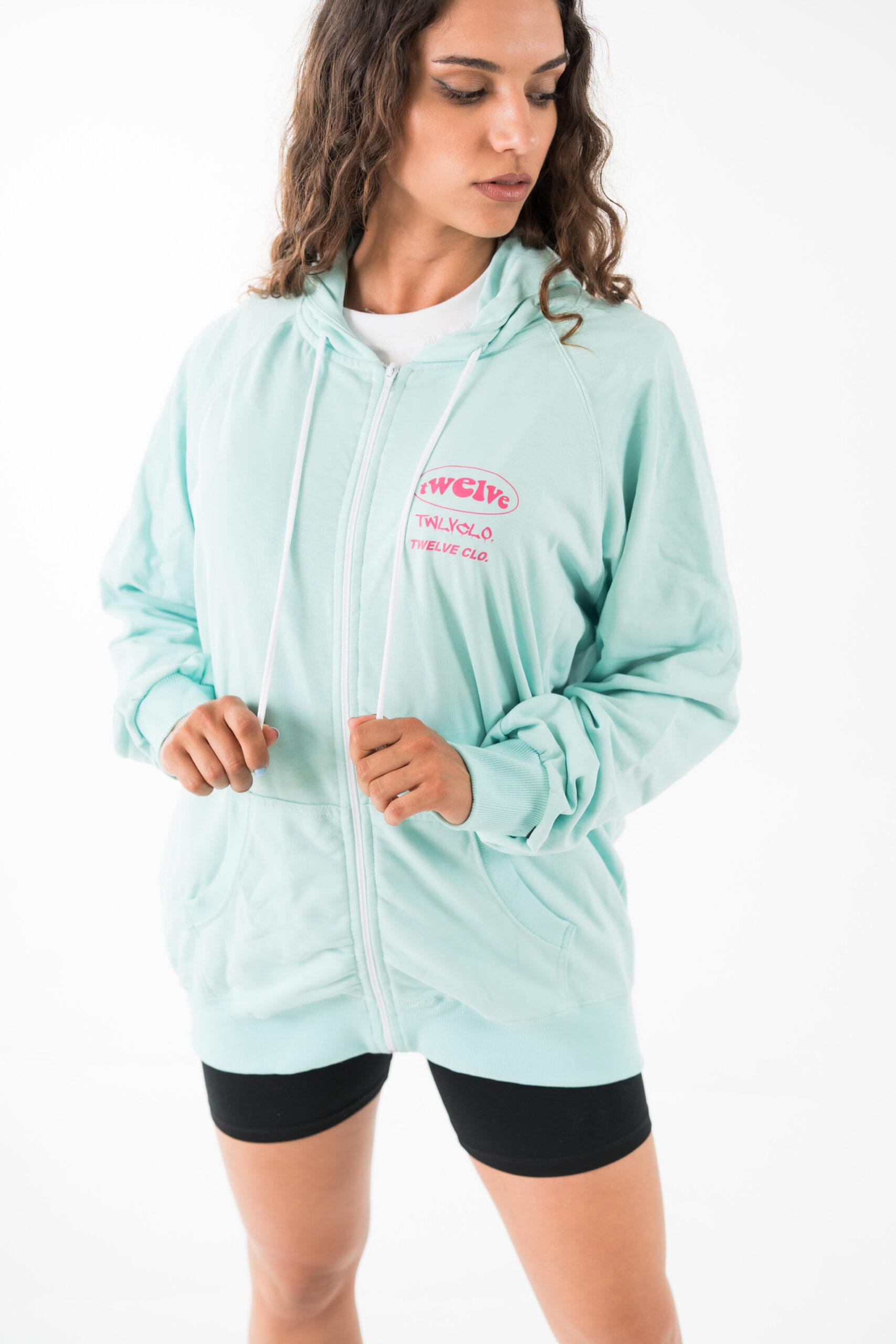 Triple logo anniversary zip