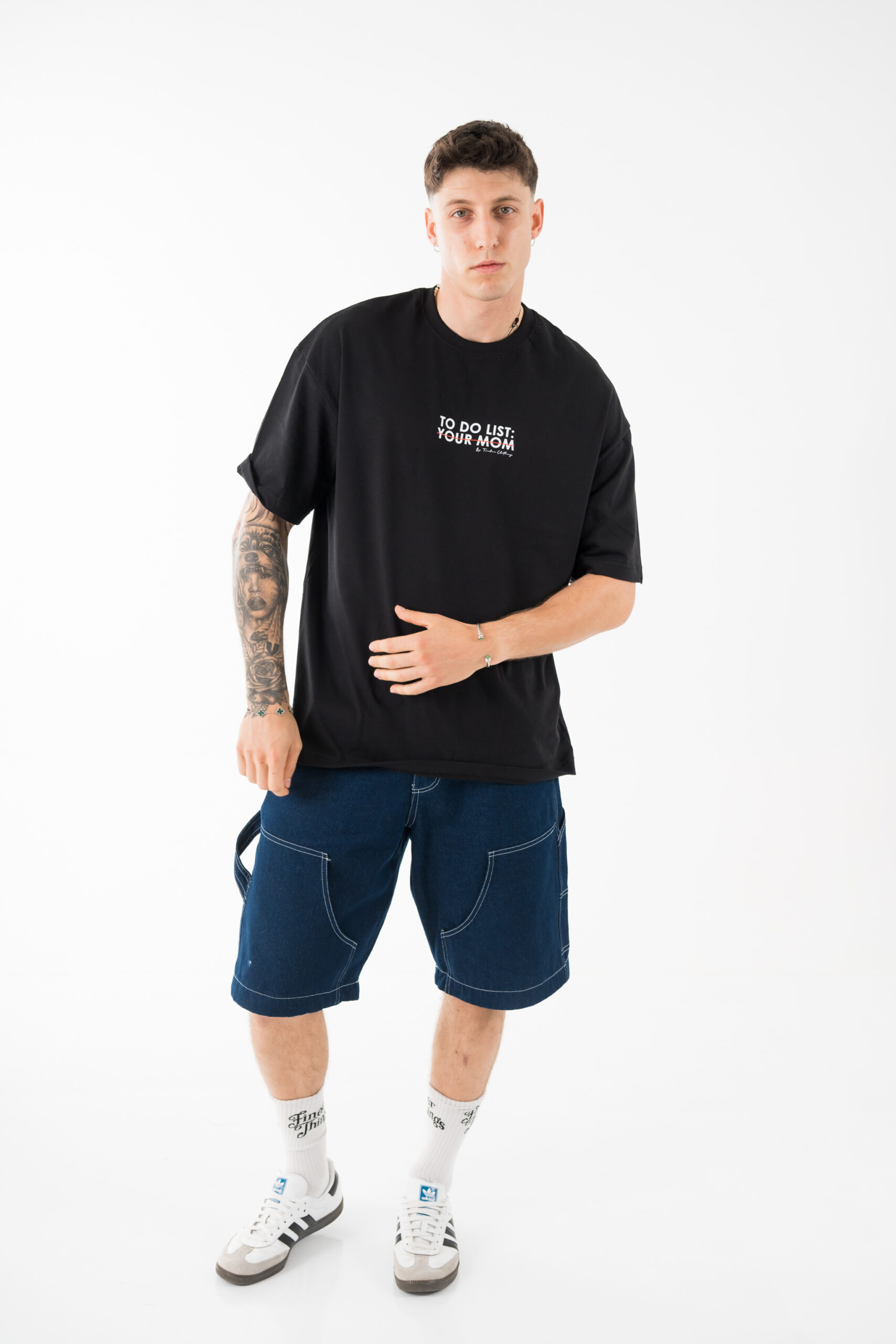 To do list-your mom oversized tee