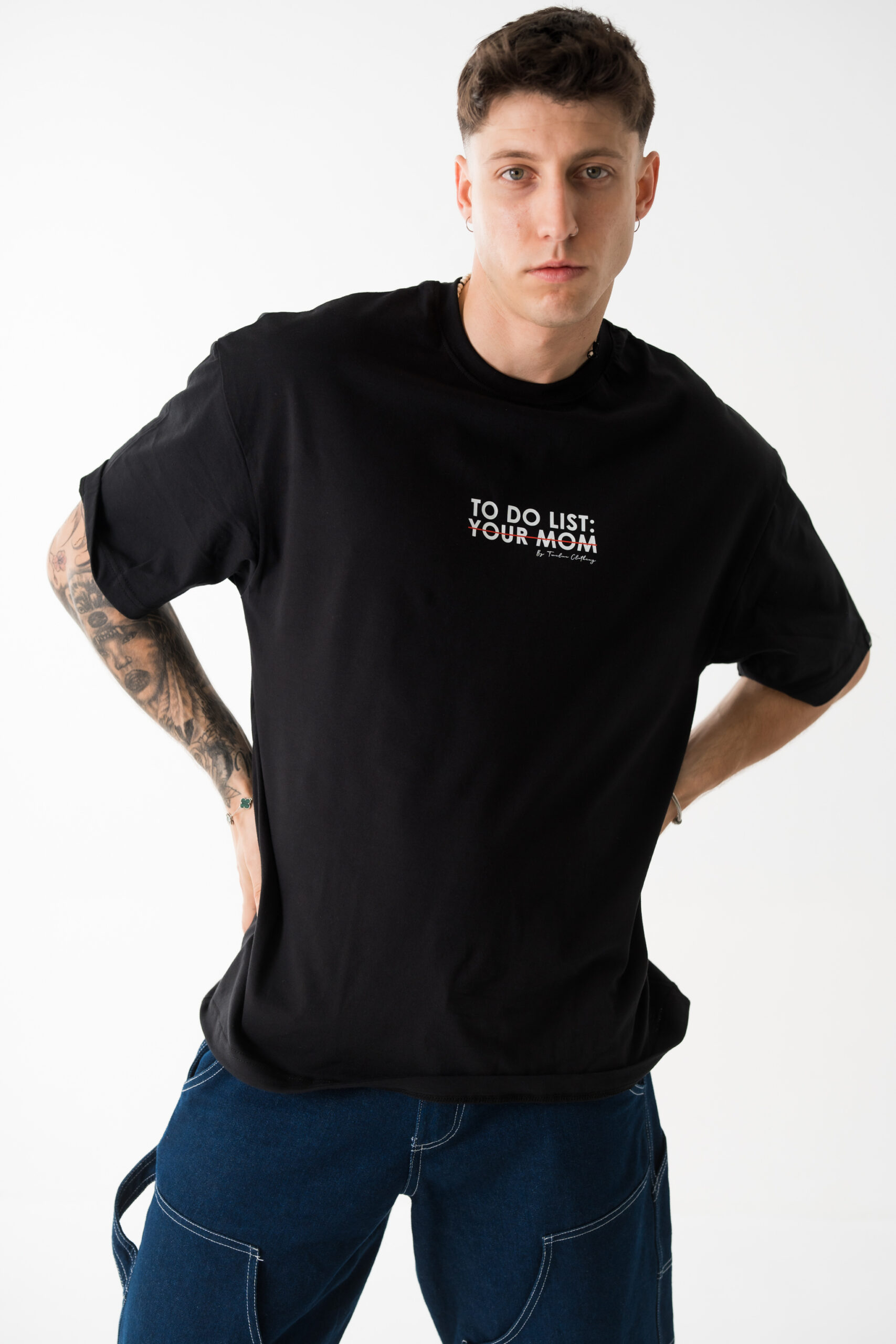 To do list-your mom oversized tee