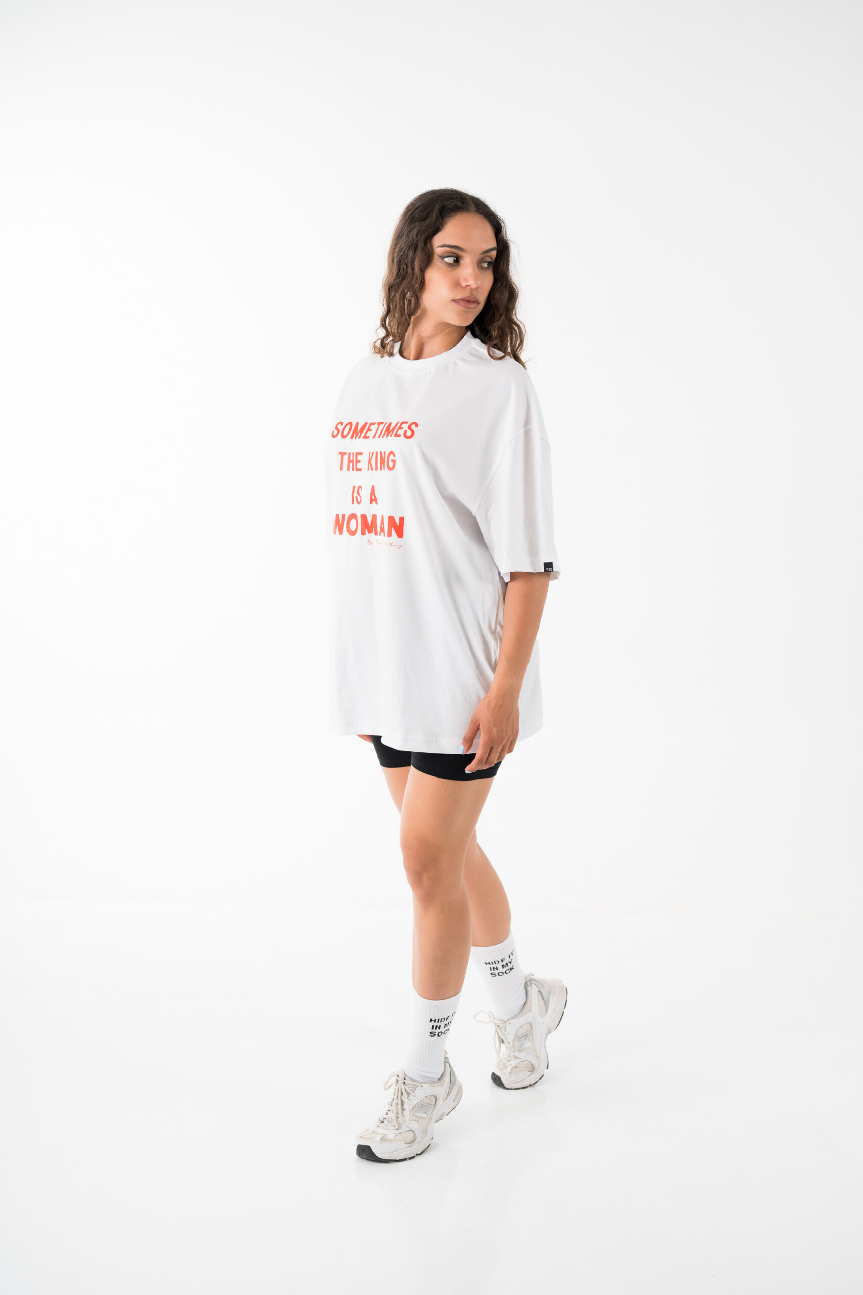 Sometimes the king is a woman oversized tee