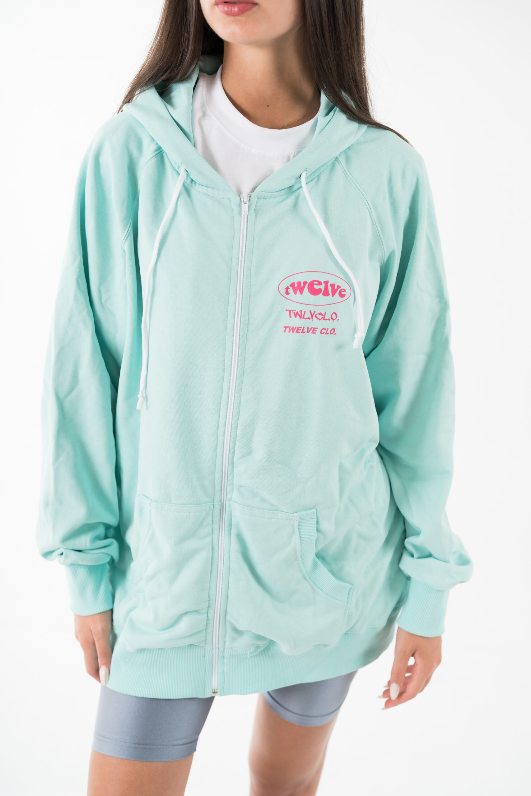 Triple logo anniversary zip