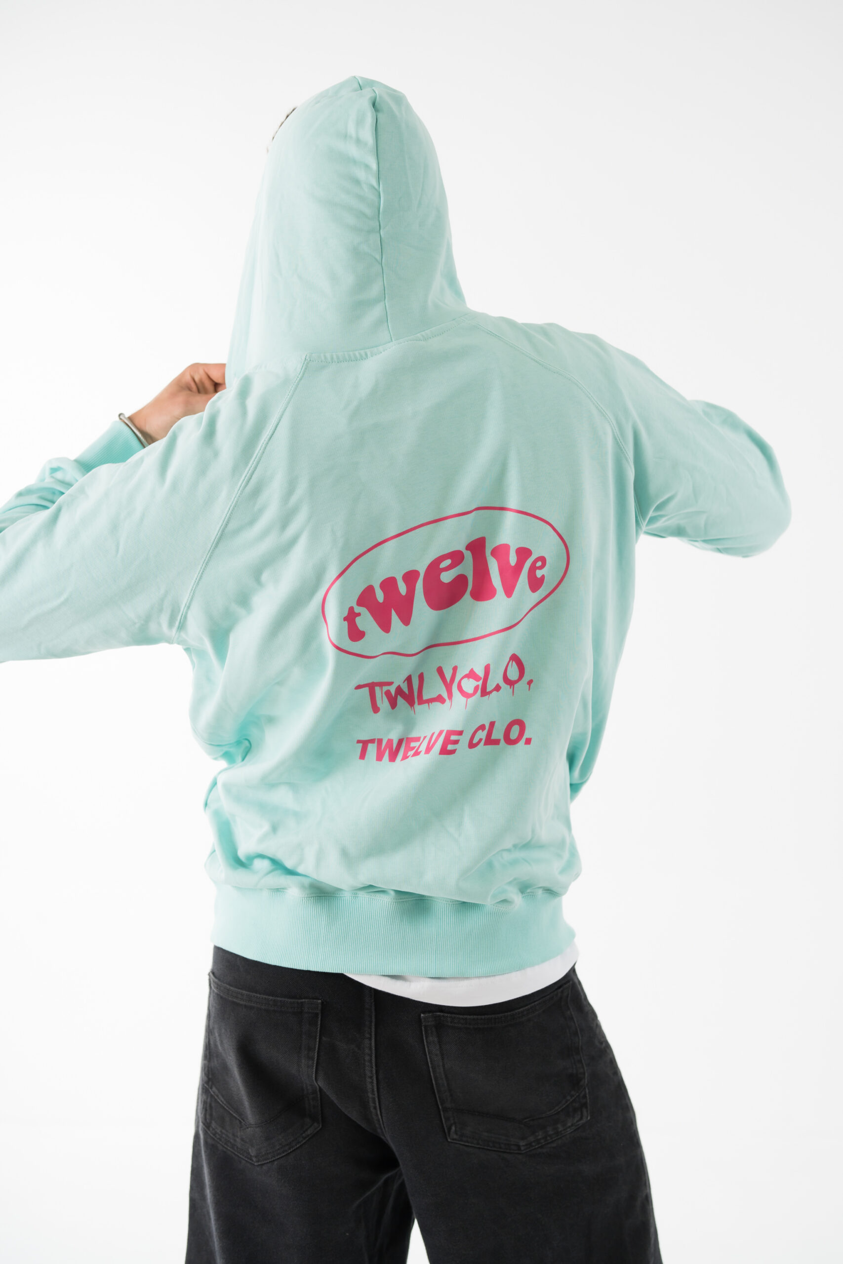 Triple logo anniversary zip oversized