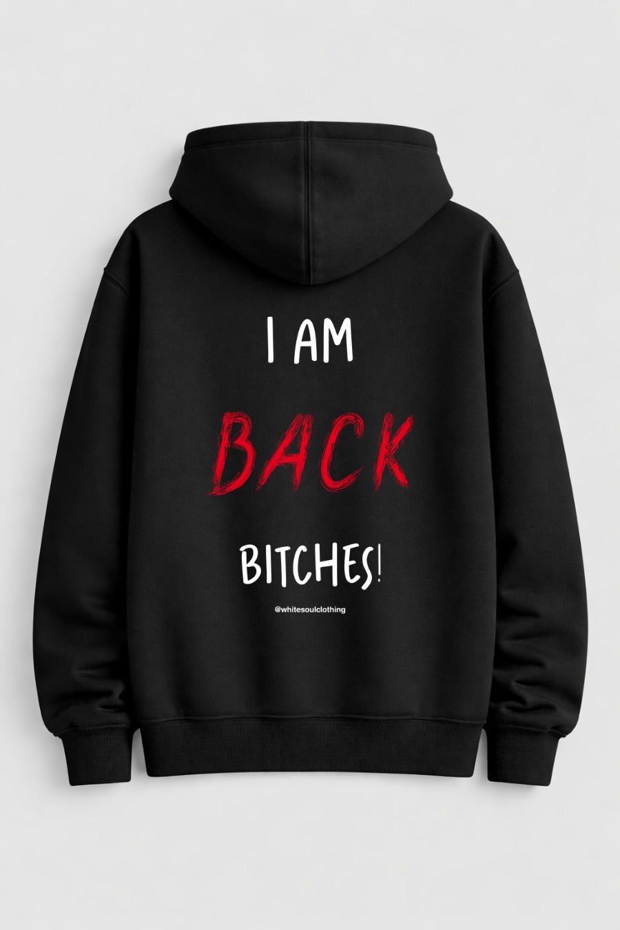 I am back bitches Zip-up Hoodie