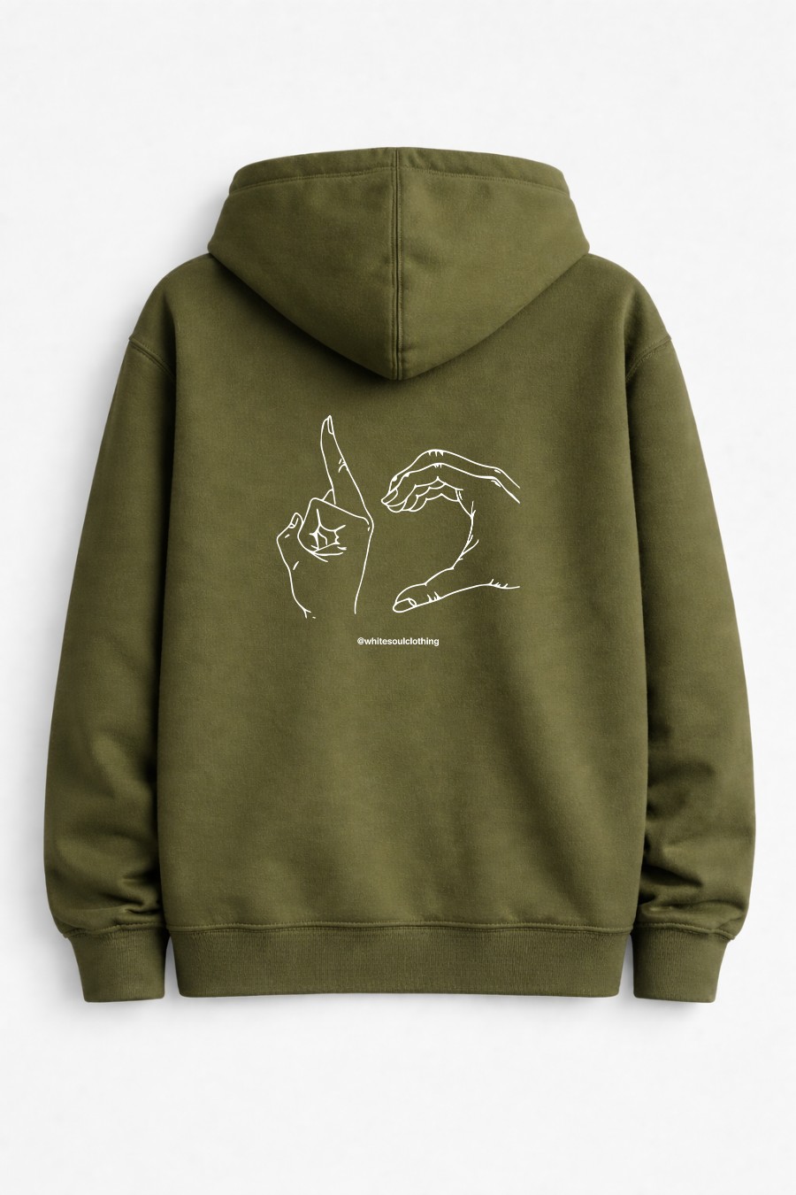 Fuck you hand Zip-up Hoodie