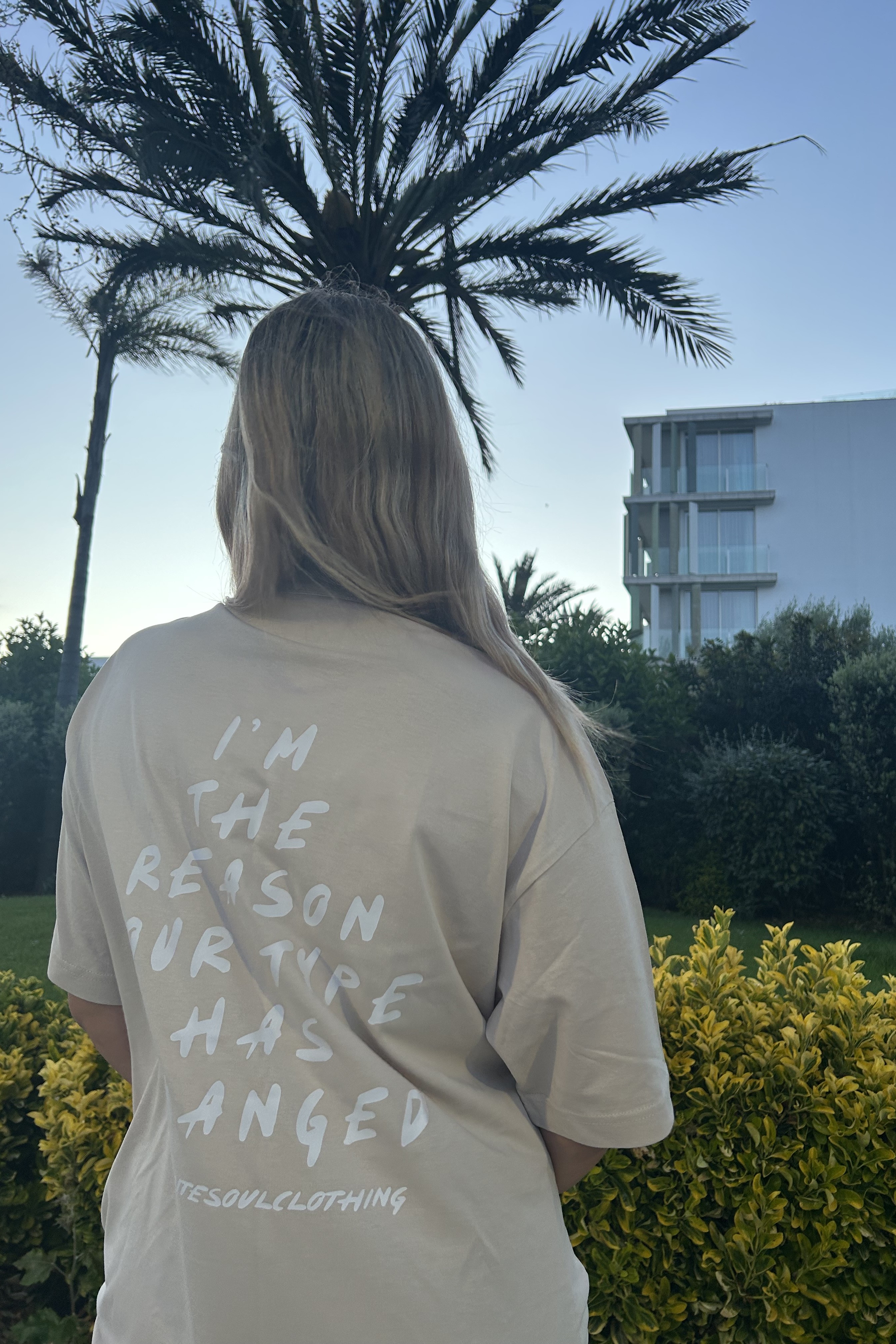 I'm the reason your type has changed Oversize Tee