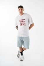 Treat your girl right oversized tee