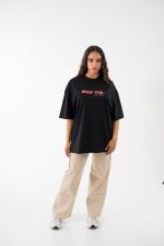 ΦΑΚ ΟΦ oversized tee
