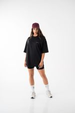 We never say no to Pizza oversized tee We never say no to Pizza oversized tee