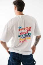 We never say no to pizza oversized tee