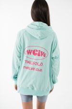 Triple logo anniversary zip oversized