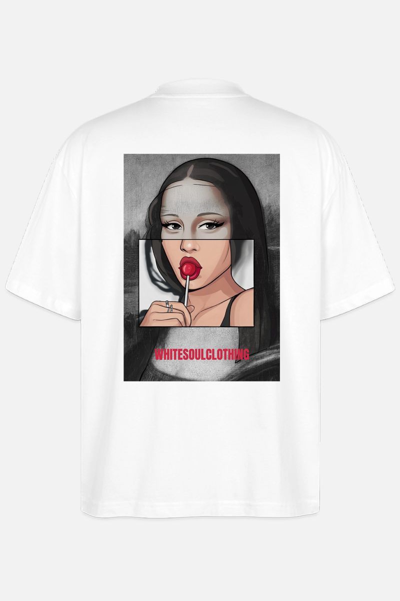 Mona Lisa Lollipop Oversize Tee Φωτογραφία από Mona Lisa Lollipop Oversize Tee