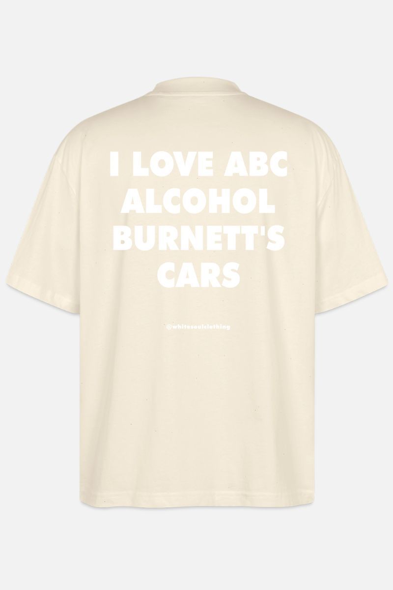 I LOVE ABC: ALCOHOL, BURNETT'S, CARS Oversize Tee Φωτογραφία από I LOVE ABC: ALCOHOL, BURNETT'S, CARS Oversize Tee