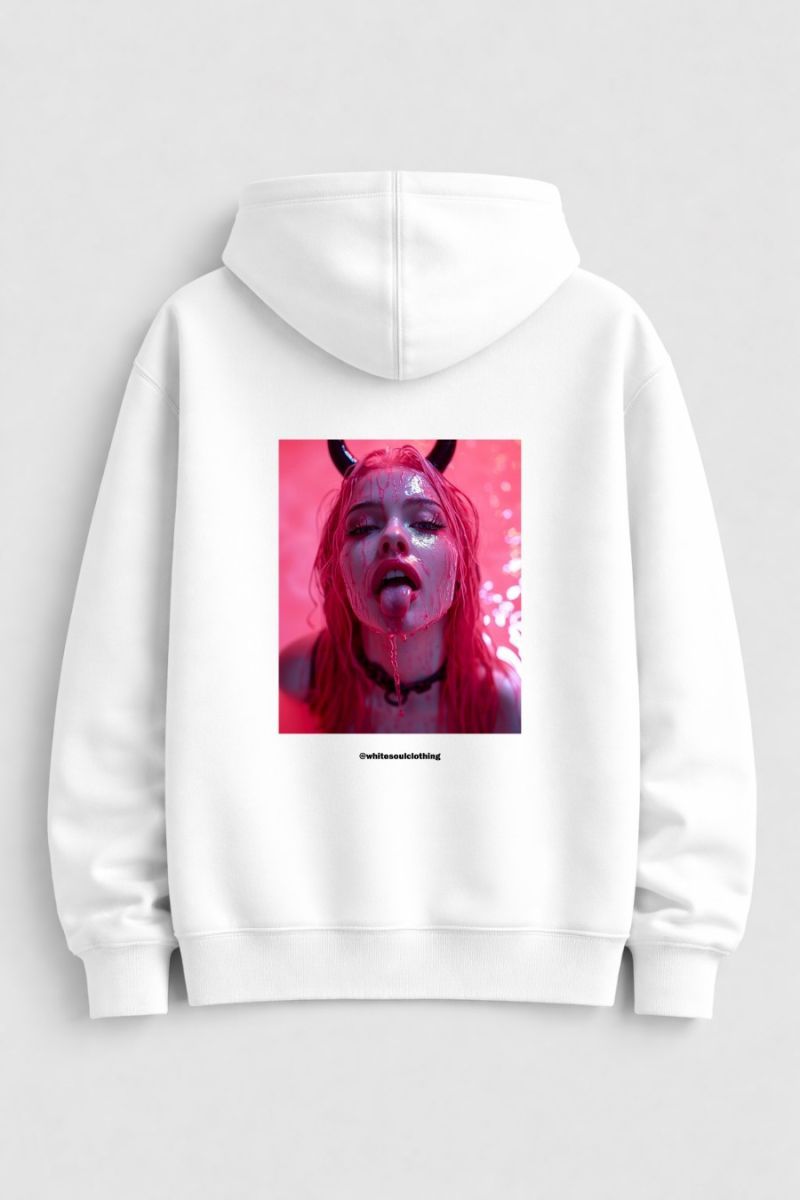 Demon woman Zip-up Hoodie Φωτογραφία από Demon woman Zip-up Hoodie