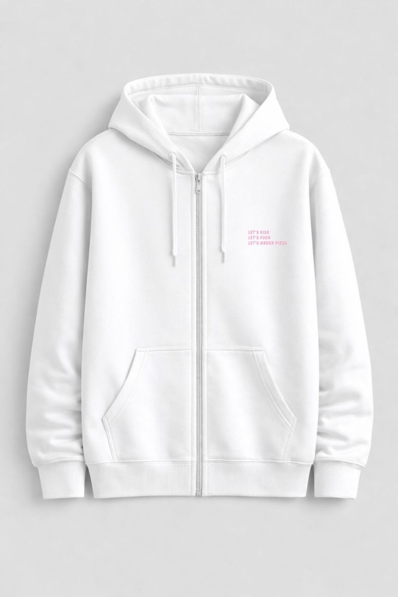 Lets order pizza Zip-up Hoodie Φωτογραφία από Lets order pizza Zip-up Hoodie